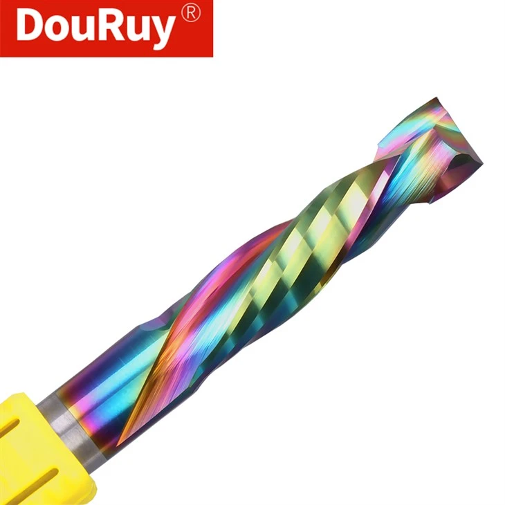 2 Flute Up&Down Cut Spiral Bits-Coated